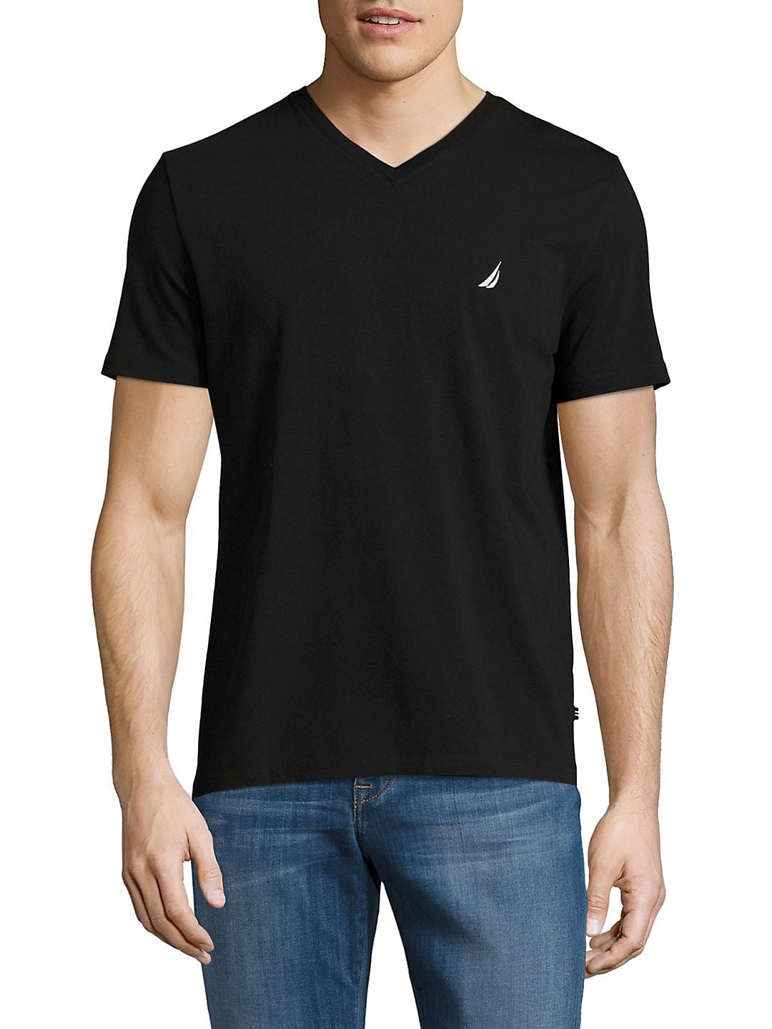 Slim Fit V-Neck Tee - Walmart.com