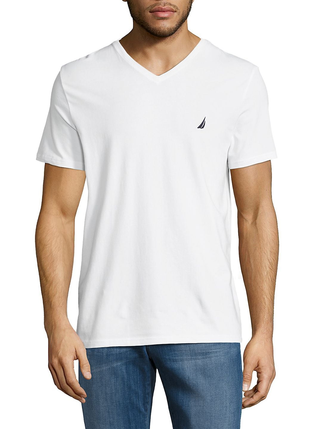 Slim Fit V-Neck Tee - Walmart.com