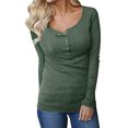 thumbnail image 1 of Slim Fit Women Long Sleeve T-shirt Basie Tees, 1 of 5