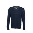 thumbnail image 1 of Slim Fit by Alfani Blue Heather V-Neck Sweater , Size 2XLarge, 1 of 4