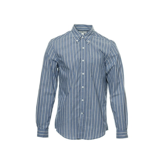 Slim Fit by Club Room Blue Button Down Shirt Sport , Size Small