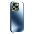 thumbnail image 1 of Slim Fit for iPhone 14 Case, Luxury Ultra Thin Lightweight Frosted Anti-Scratch Hard PC Shockproof Protective Anti-Fall Phone Case Cover Compatible with iPhone 14, Titaniumblue, 1 of 6