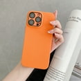 thumbnail image 1 of Slim Fit for iPhone 14 Pro Case, with Anti-Scratch Camera Lens Protector, Lightweight Matte Slim Hard PC Frosted Cover Shockproof Protective Phone Case for iPhone 14 Pro, Orange, 1 of 9