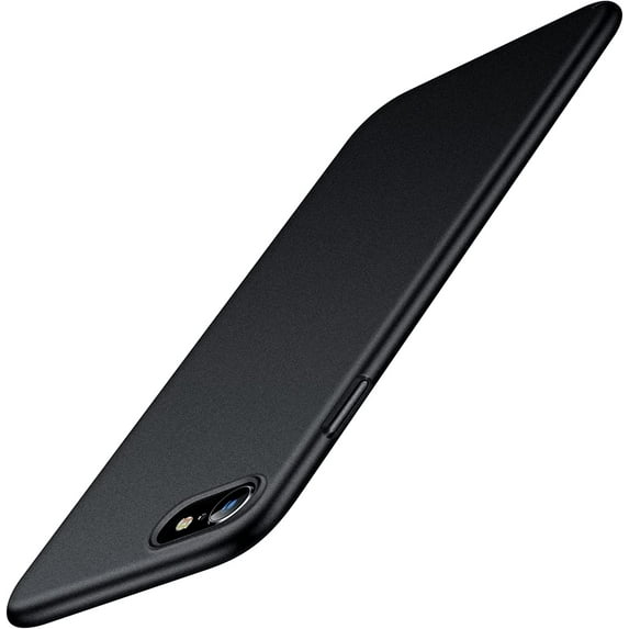 Slim Fit for iPhone SE 2022 Case (3rd Gen), iPhone SE 3 Case 2022, iPhone SE Case 2020, iPhone 7 8 Case, Ultra Thin Lightweight Matte Hard PC iPhone SE 2022 Phone Case 4.7, Space Black