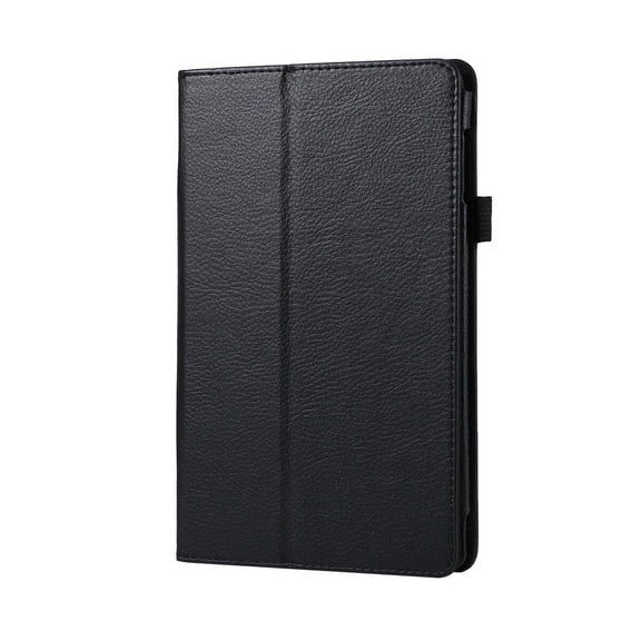 Slim Folding PU Leather Stand Case Cover For All-New 8'' Tablet for 2017 release Only (Black)