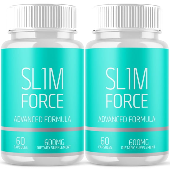 Slim Force Advanced Formula Pills Supporting Energy and Healthy Lifestyle 120 Capsules