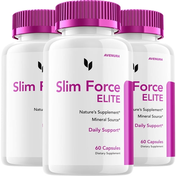 Slim Force Capsules Advanced Formula Natural Blend, 3 Pack, 180 Capsules