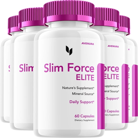 Slim Force Capsules – SlimForce Pills Advanced Blend Formula, Extra Strength, 5 Pack, 300 Capsules