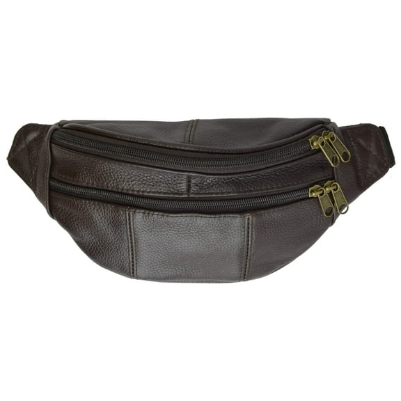 Slim Genuine Leather Waist Pouch Fanny Pack Multiple Colors