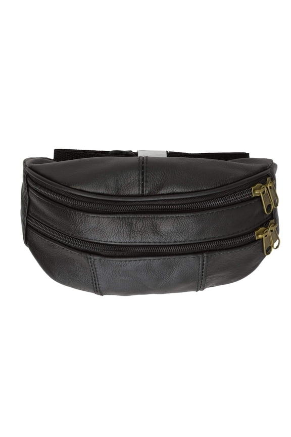 Slim Genuine Leather Waist Pouch Fanny Pack Multiple Colors