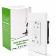 thumbnail image 1 of Slim Gfi Outlet 20 Amp Wr Tr Gfci Receptacles With Plate For Kitchen Bathroom Us, 1 of 6