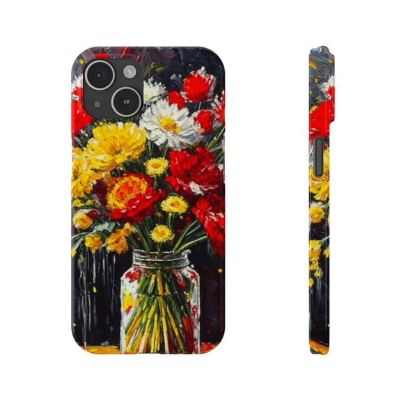 Slim Glossy SmartPhone Cases for Apple iPhone 15 14 13 12 11 8 7 X Models