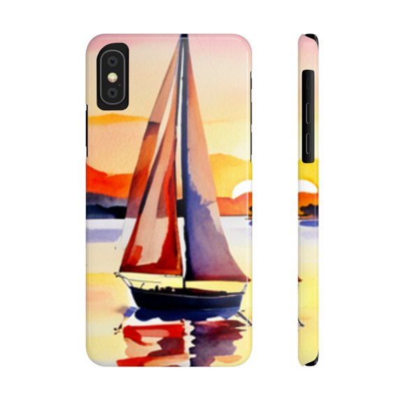 Slim Glossy SmartPhone Cases for Apple iPhone 15 14 13 12 11 8 7 X Models