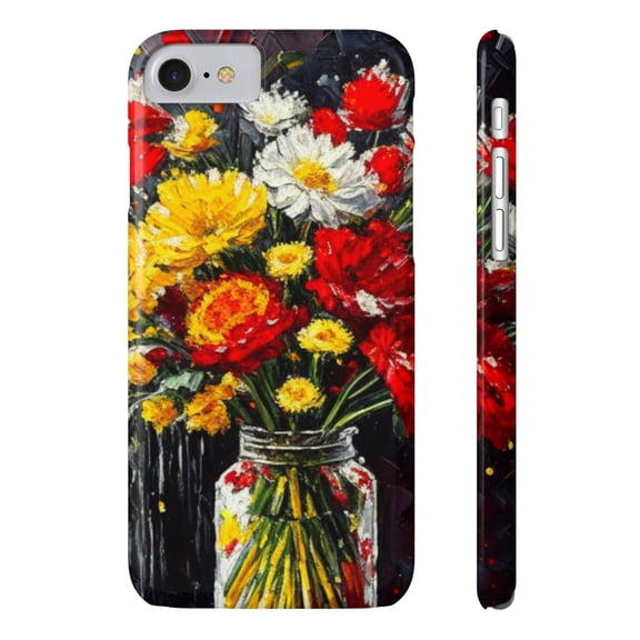 Slim Glossy SmartPhone Cases for Apple iPhone 15 14 13 12 11 8 7 X Models