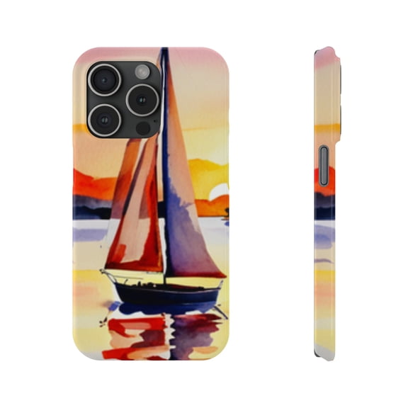 Slim Glossy SmartPhone Cases for Apple iPhone 15 14 13 12 11 8 7 X Models