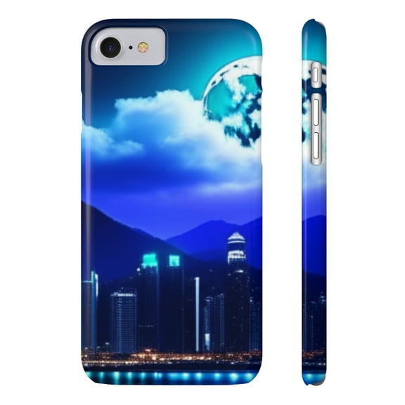 Slim Glossy SmartPhone Cases for Apple iPhone 15 14 13 12 11 8 7 X Models
