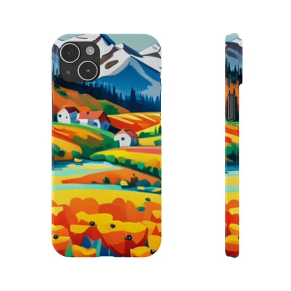 Slim Glossy SmartPhone Cases for Apple iPhone 15 14 13 12 11 Models