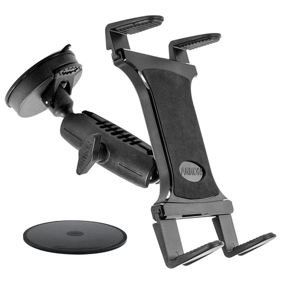 Slim-Grip Tablet Holder with Suction Cup Windshield Mount