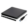 thumbnail image 1 of Slim Hard Plastic USB 3.0 SATA 9.0/9.5mm External DVD Enclosure CD-ROM Case For Laptop CD/DVD Blu-ray Optical Drive ,Multi-Transmission, 1 of 4