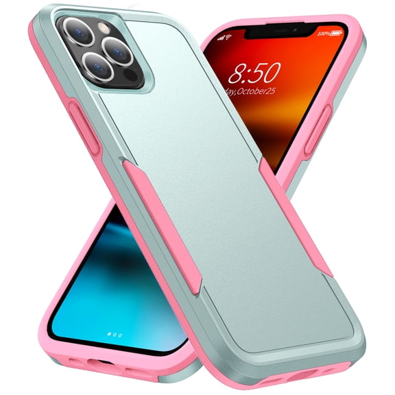 Slim Hybrid 2-In-1 Hard PC Soft TPU Shockproof Cover Protective Case for iPhone 12 Pro Max 6.7"