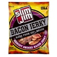 thumbnail image 1 of Slim Jim Smoked Bacon Jerky, HYZ01 Hickory Flavor, 10g Protein Per Serving, 2.75 oz. (1 Count), 1 of 5