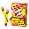 thumbnail image 1 of Slim Jim Smoked Meat Sticks, Original Flavor, 5g Protein Per Serving, 0.44 oz. (100-Count), 1 of 8