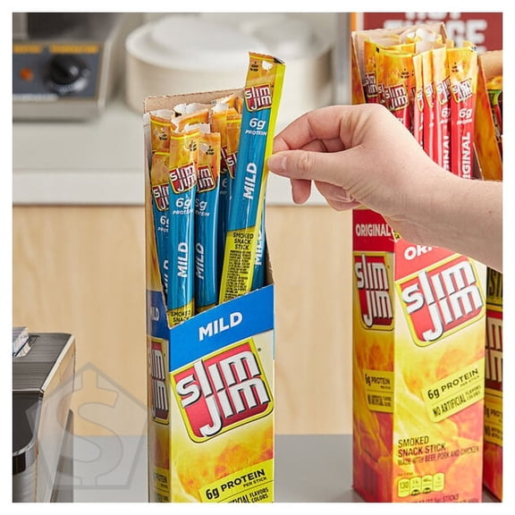 Slim Jim Mild Meat Stick 0.97 oz. - 24/Pack