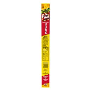 Slim Jim Monster Size Original Meat Stick, 11g Protein Per Serving, 1.94 oz.