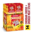 thumbnail image 1 of Slim Jim Original Beef Snack Stick 'N Jalapeno Cheese, 1.5 oz. 14-Count, 1 of 8
