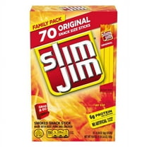 Slim Jim Original Snack Sticks 19.6oz 70 Count Multipack Box