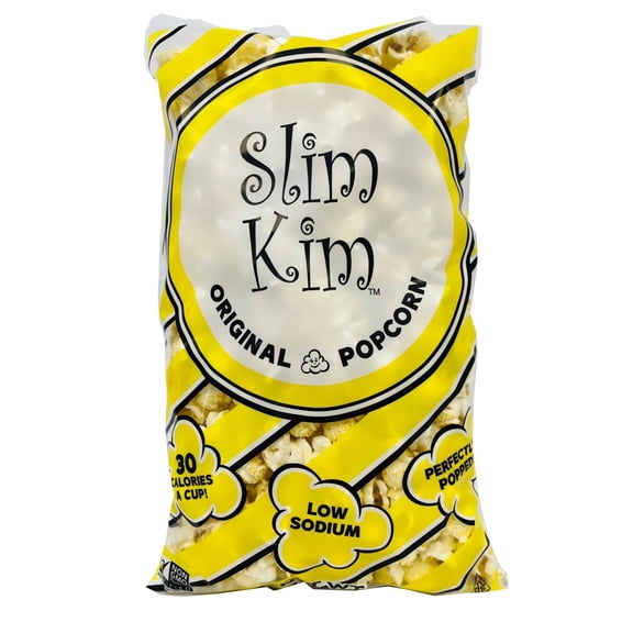 Slim Kim - Plain Popcorn - 6 Oz, Case of 8