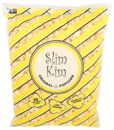 Slim Kim Popcorn Original RTE 15 oz (Pack of 8)