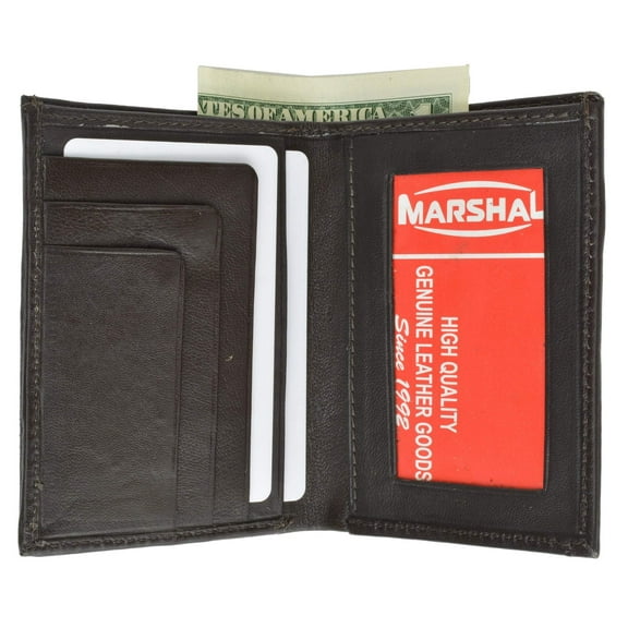 Slim Lambskin Leather Credit Card ID Mini Bifold Wallet 81