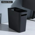 thumbnail image 1 of Slim Large Trash Can Wastebasket Garbage Container High-Capacity for Bedroom Kitchen Office Storage Bin Orange, 1 of 10
