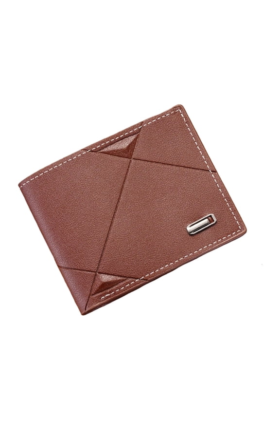 Slim Leather Men’s Bifold Wallet with Multiple Card Slots, Secure Money Clip, Coin Pouch, and Convenient Organization for Everyday Use and Travel
