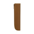 thumbnail image 1 of Slim Leather Pencil Pouch, Portable Elastic Pencil Case Zippered Stationery Bag for Daily & Office Supplies, 1 of 6
