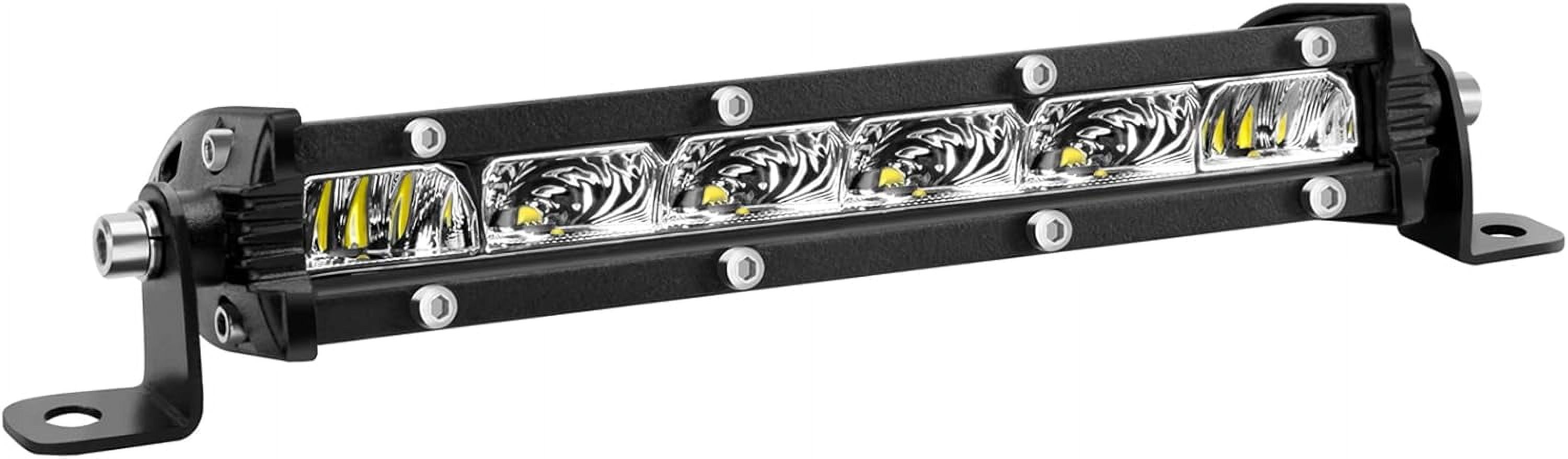 Slim Led Light Bar 7 inch 30W Single Row Driving Fog Lamp Spot Flood