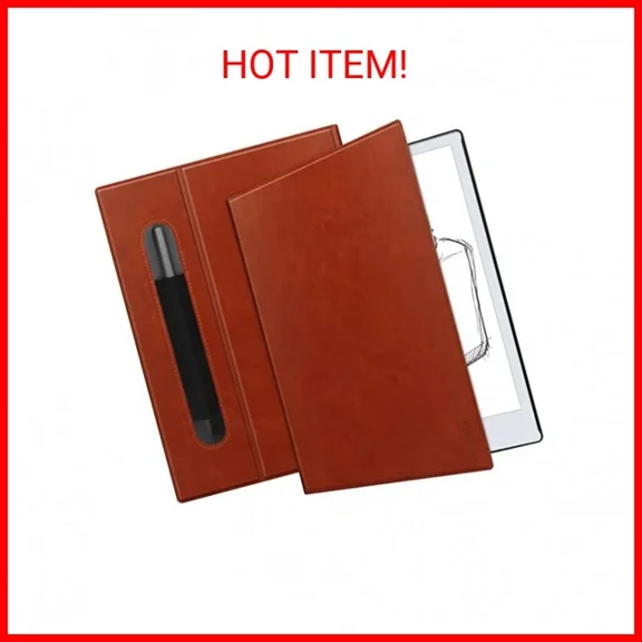Slim Lightweight Book Folios Leather Case Cover For Remarkable 2 (Brown)