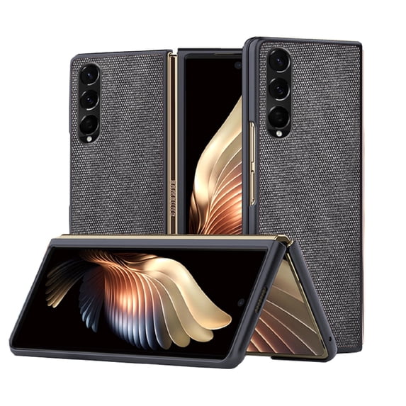 Slim Lightweight Case for Samsung Galaxy Z Fold 3 7.6 Inch, Luxury All-Inclusive Protection Soft TPU Bumper Shockproof Drop and Scratches Resistant Phone Cover for Samsung Galaxy Z Fold 3,Black