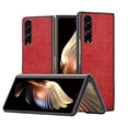 thumbnail image 1 of Slim Lightweight Case for Samsung Galaxy Z Fold 3 7.6 Inch, Luxury All-Inclusive Protection Soft TPU Bumper Shockproof Drop and Scratches Resistant Phone Cover for Samsung Galaxy Z Fold 3,Red, 1 of 7