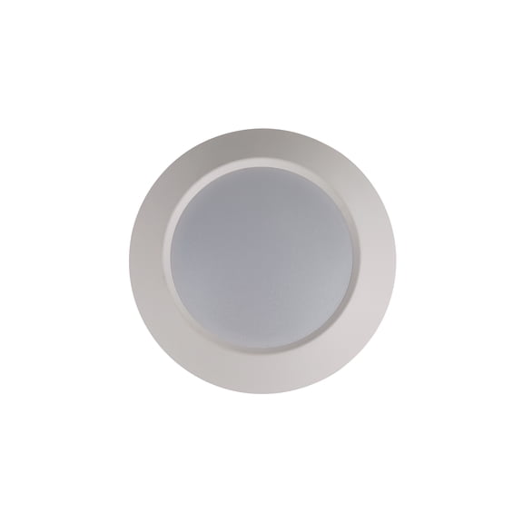 Slim Line 5.9 in. Low Profile Integrated LED Flush Mount Ceiling Light in White w/ Selectable 5CCT