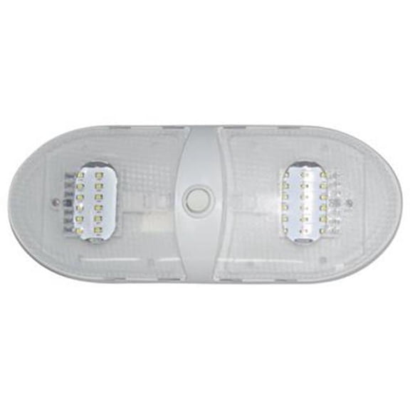 Slim Line Double Dome LED Light - Daylight White