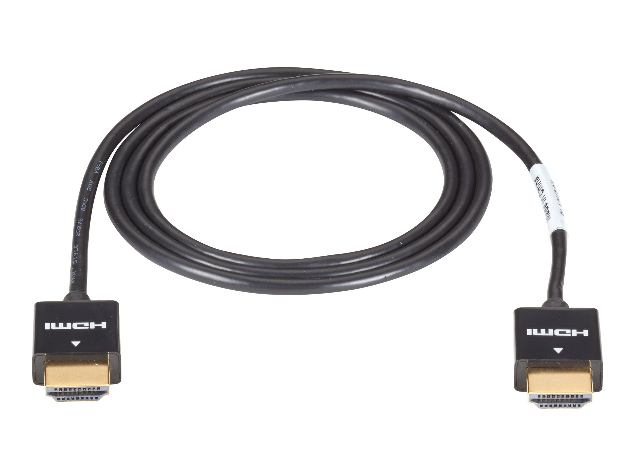 BLACK Slim Line High Speed HDM