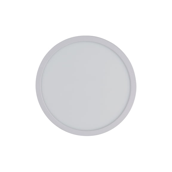 Slim Line II 12 in. Low Profile Integrated LED Flush Mount Ceiling Light in White w/ Selectable 5CCT
