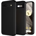thumbnail image 1 of Slim Liquid Silicone Case for Google Pixel 7A,with Scratch-Resistant Microfiber Lining Anti-Slip and Shock Absorption Soft Silicone Protective Case for Google Pixel 7A 5G 2023 (Black), 1 of 14