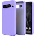 thumbnail image 1 of Slim Liquid Silicone Case for Google Pixel 8 Pro,with Scratch-Resistant Microfiber Lining Shockproof Soft Silicone Protective Case for Google Pixel 8 Pro (Purple), 1 of 14
