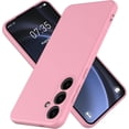 thumbnail image 1 of Slim Liquid Silicone Case for Samsung Galaxy S24 Plus,with Scratch-Resistant Microfiber Lining Shockproof Soft Silicone Protective Case for Samsung S24 Plus (Pink), 1 of 7