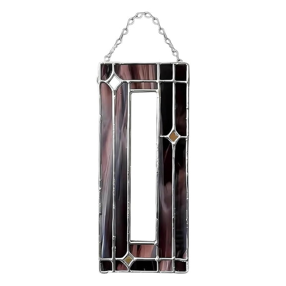 Slim Long Vertical Hanging Color-Glass Photo Frame 20.4x15.5 cm for Wall Art, Travel Photos, Office Decor – Gift Ready C
