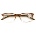 thumbnail image 1 of Slim Low Profile Anti Blue UV Protection with Anti-Reflective AR Coating Reading Glasses - Clear Lens Reader CR04AB +1.50, 1 of 4