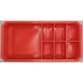 thumbnail image 1 of Slim Low Profile Bins/Organizers/Dividers/Small Parts Tray for Milwaukee Packout BLUE, 7 COMPARTMENT WIDE RECTANGLE, 1 of 1